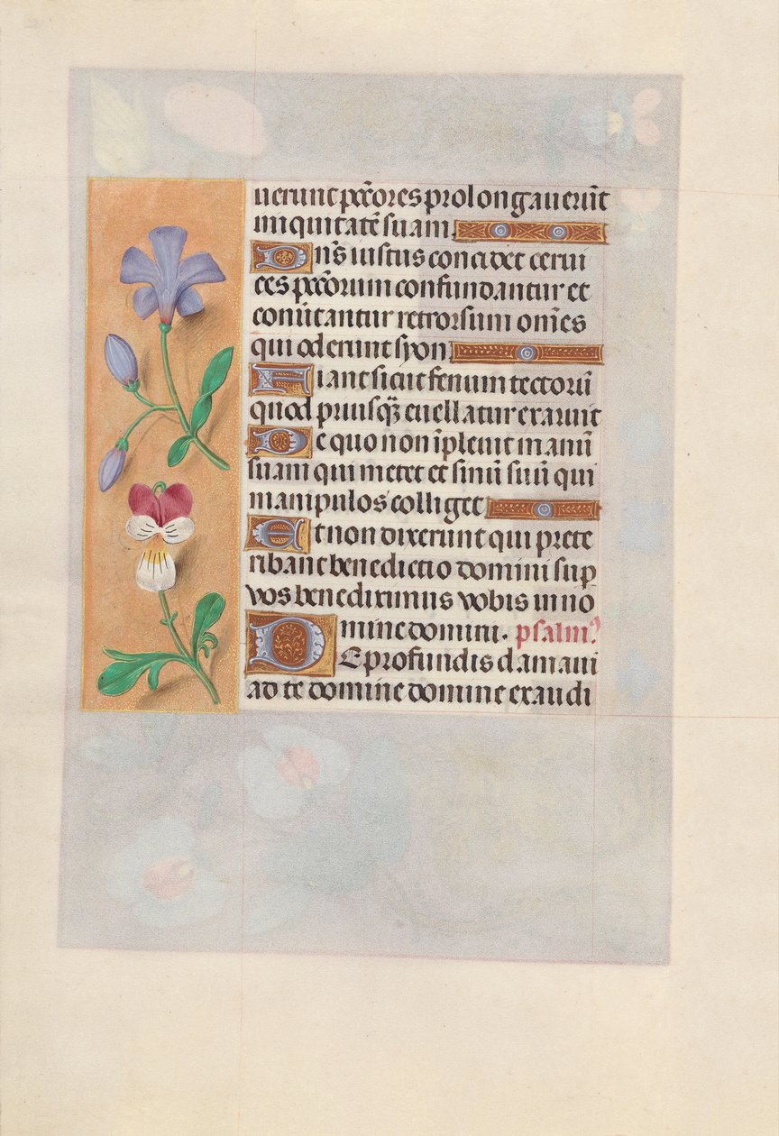 Horas de la Reina Isabel la Católica, Reina de España: Fol. 155v, c. 1500 de Master of the First Prayerbook of Maximillian