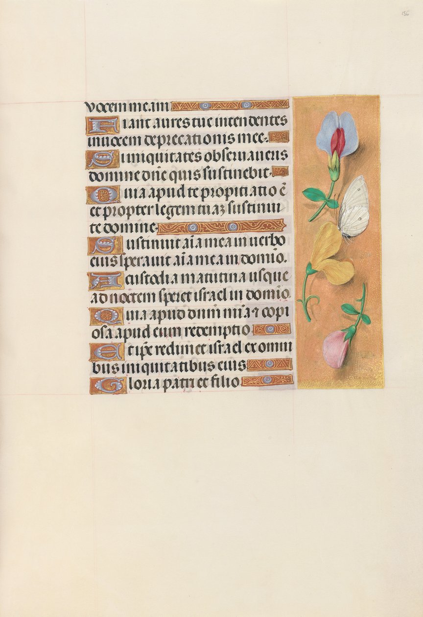 Horas de la Reina Isabel la Católica, Reina de España: Fol. 156r, c. 1500 de Master of the First Prayerbook of Maximillian