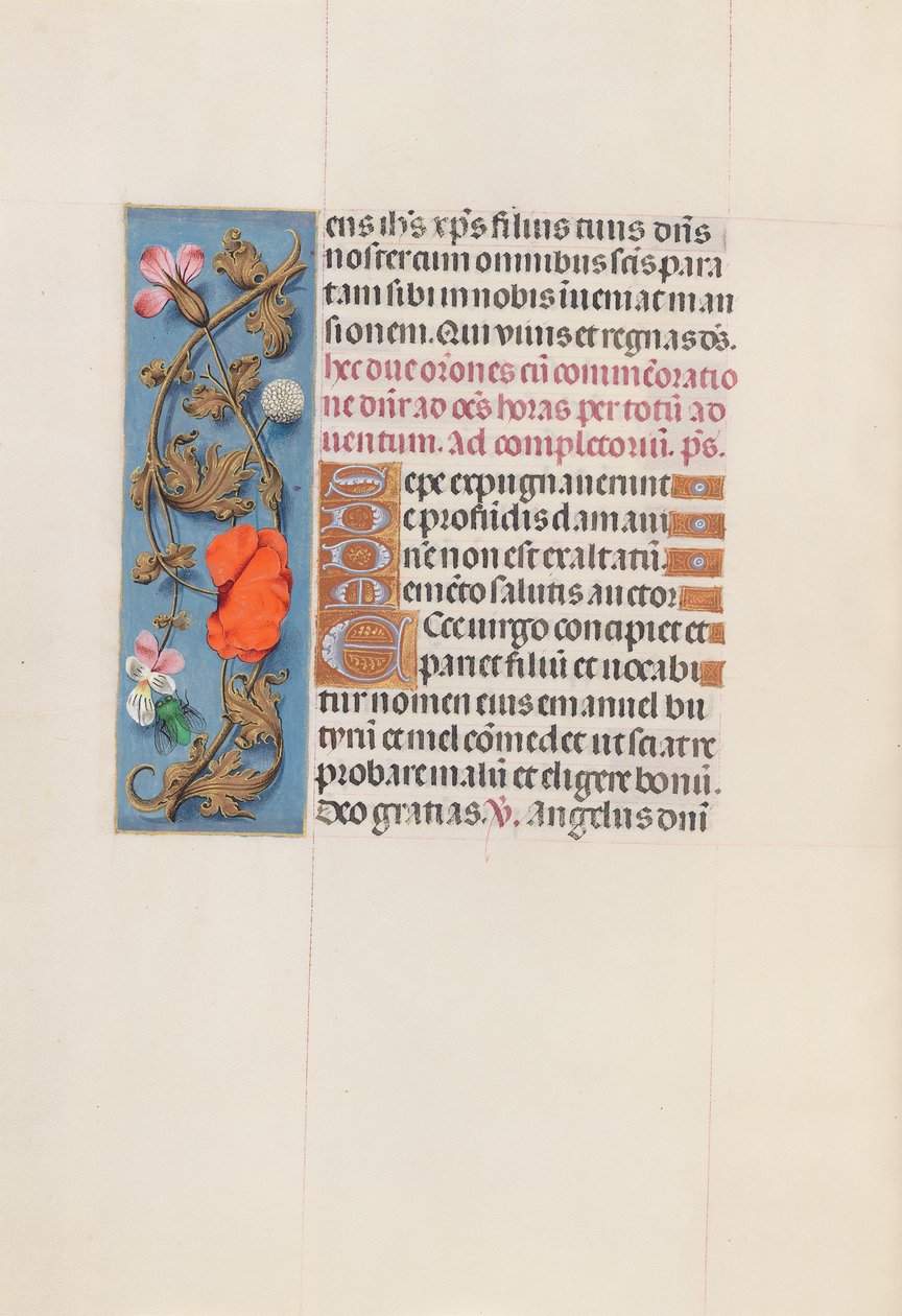 Horas de la Reina Isabel la Católica, Reina de España: Fol. 161v, c. 1500 de Master of the First Prayerbook of Maximillian