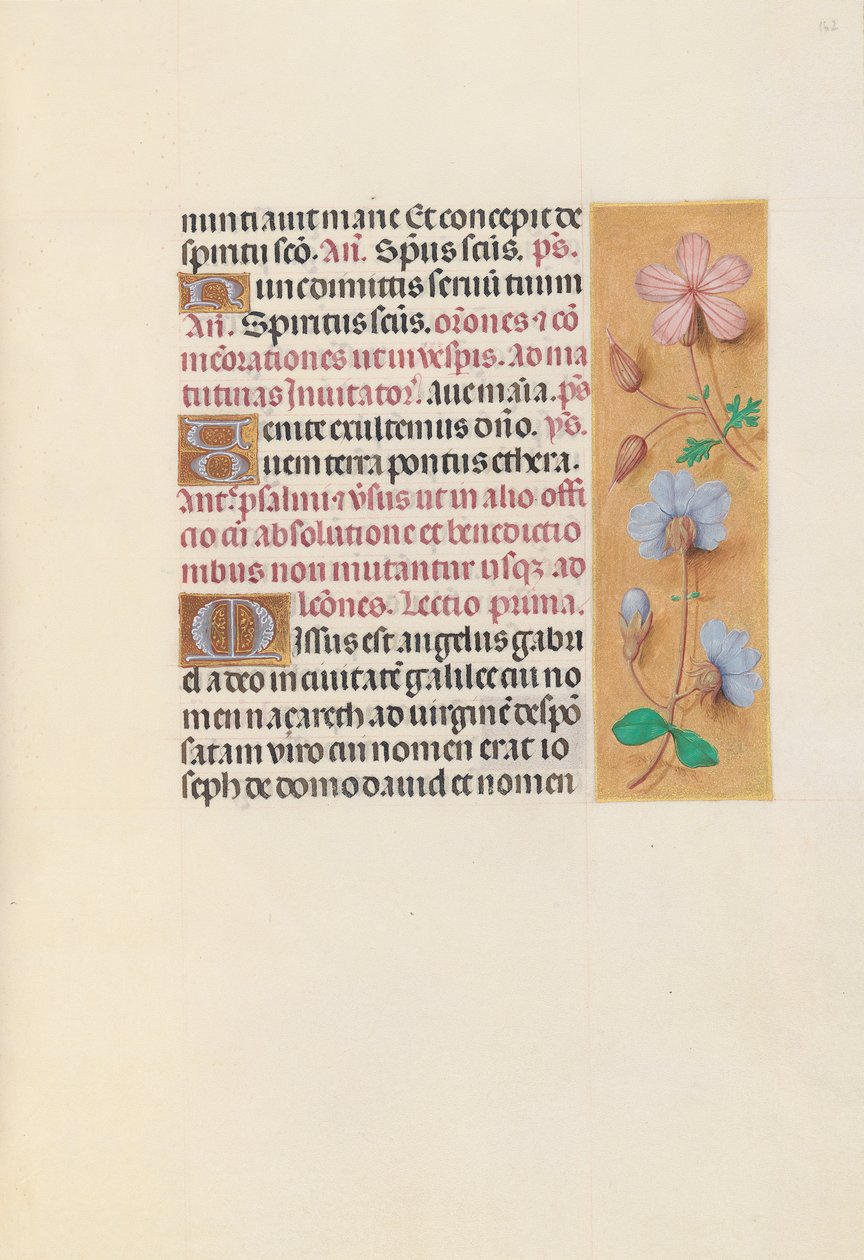 Horas de la Reina Isabel la Católica, Reina de España: Fol. 162r de Master of the First Prayerbook of Maximillian