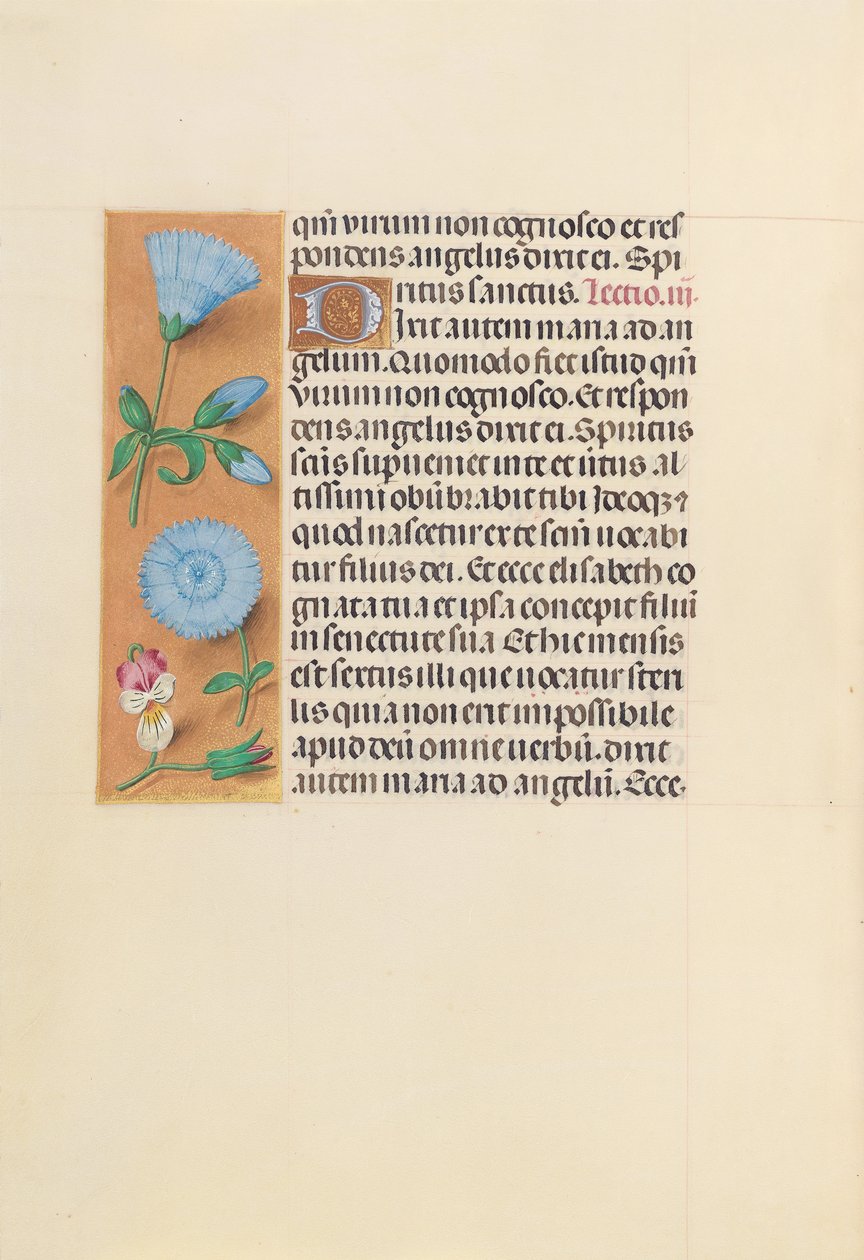 Horas de la Reina Isabel la Católica, Reina de España: Fol. 163v, c. 1500 de Master of the First Prayerbook of Maximillian