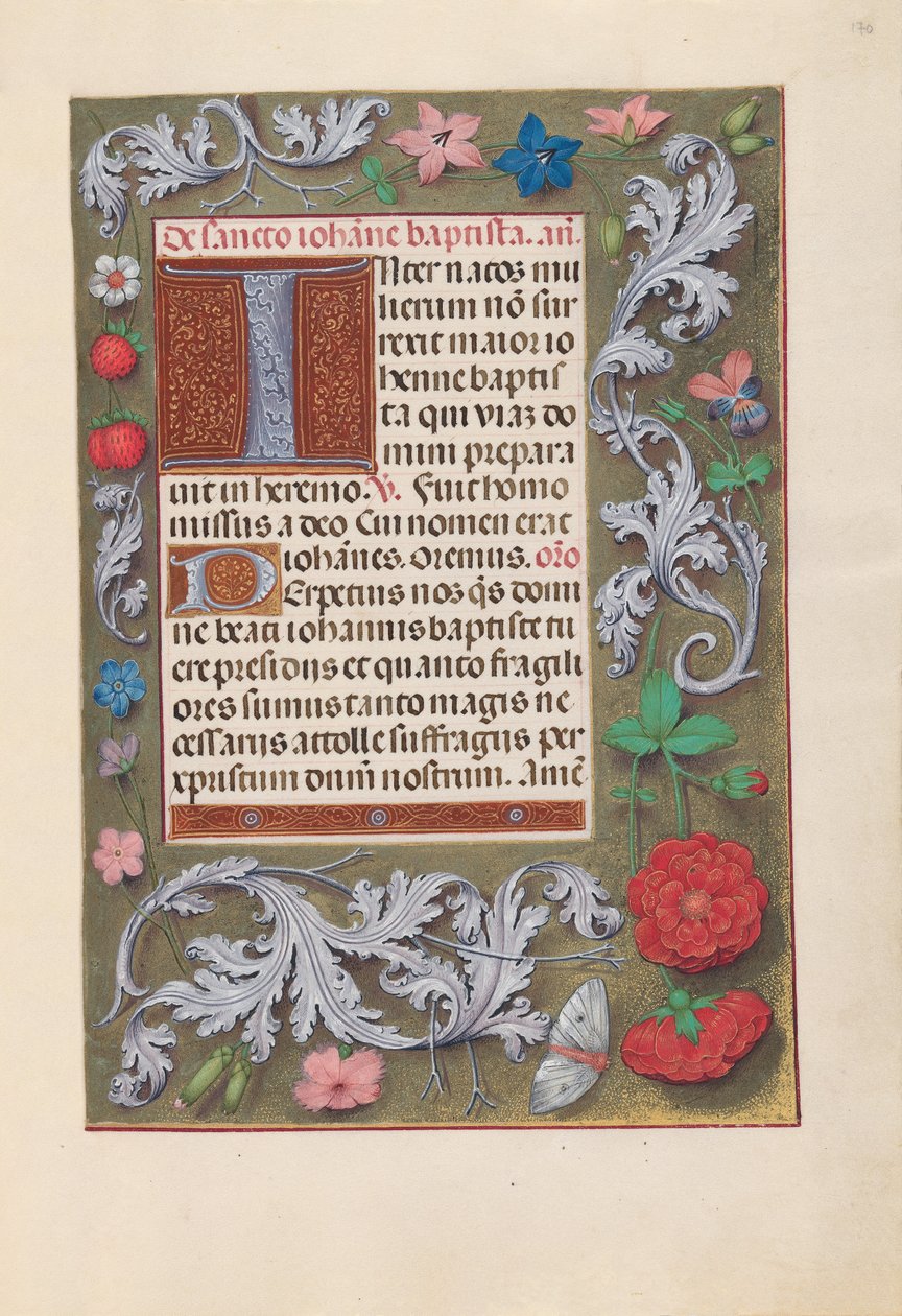 Horas de la Reina Isabel la Católica, Reina de España:  Fol. 170r de Master of the First Prayerbook of Maximillian