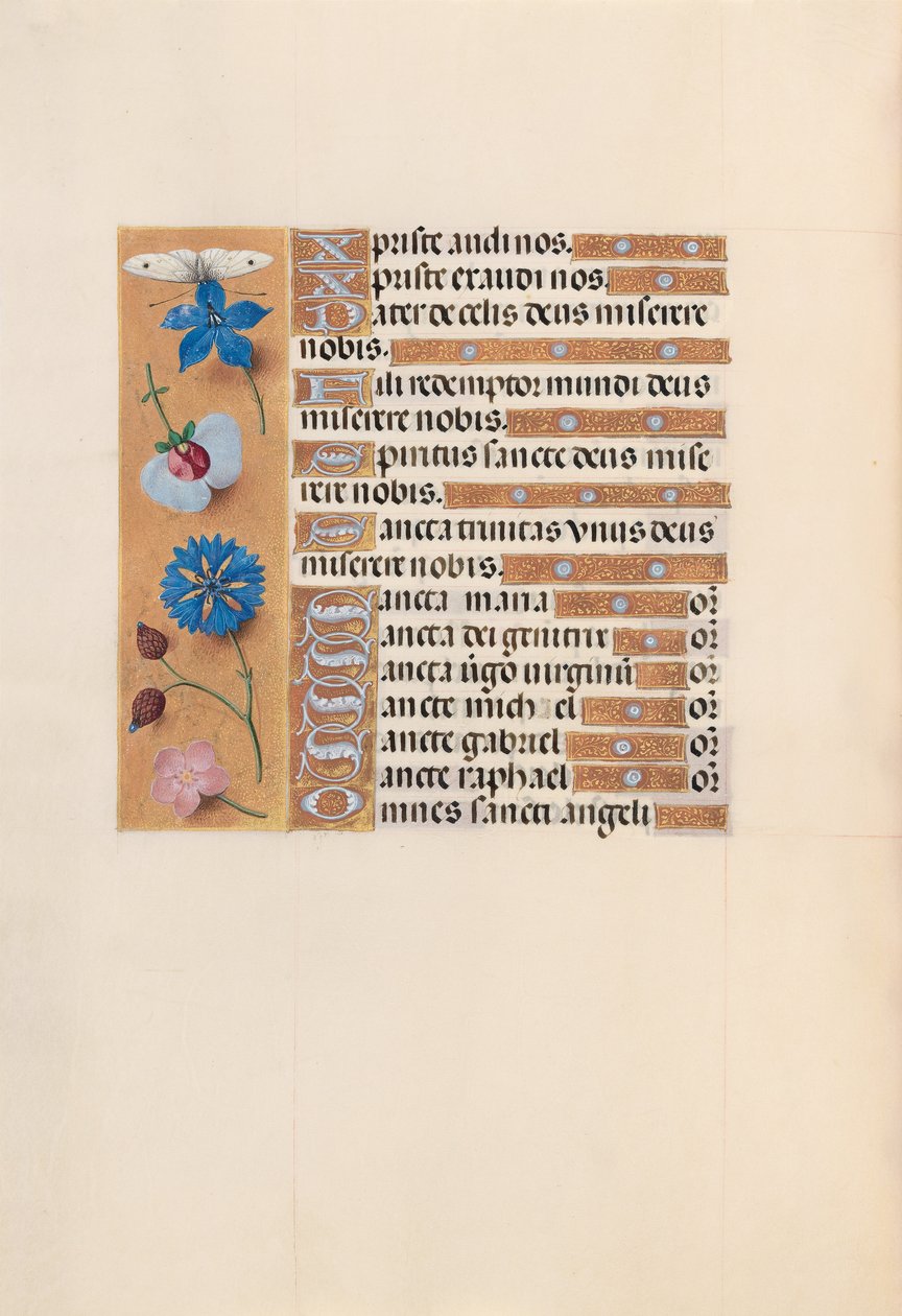 Horas de la Reina Isabel la Católica, Reina de España: Fol. 210v, c. 1500 de Master of the First Prayerbook of Maximillian