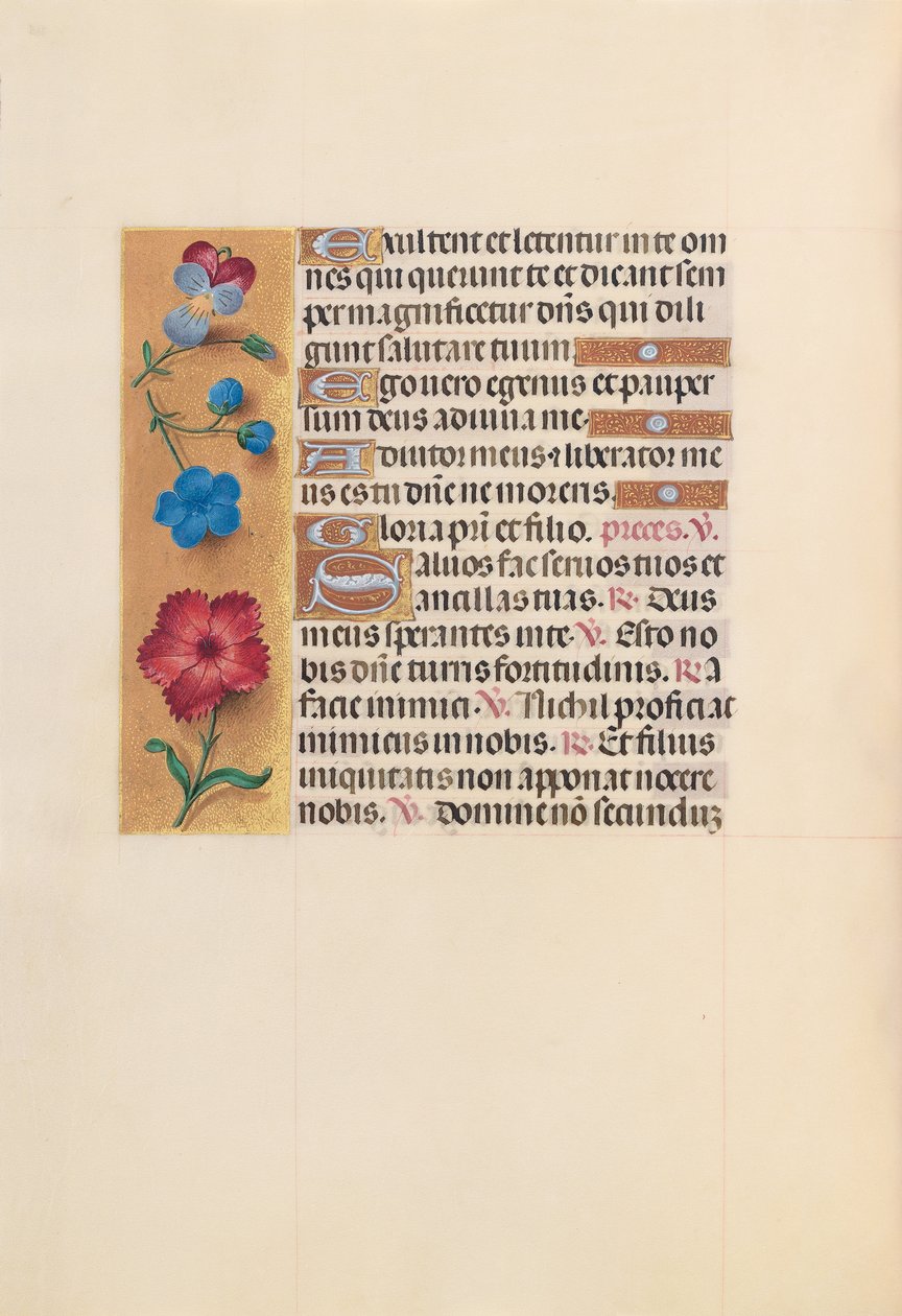 Horas de la Reina Isabel la Católica, Reina de España: Fol. 215v de Master of the First Prayerbook of Maximillian