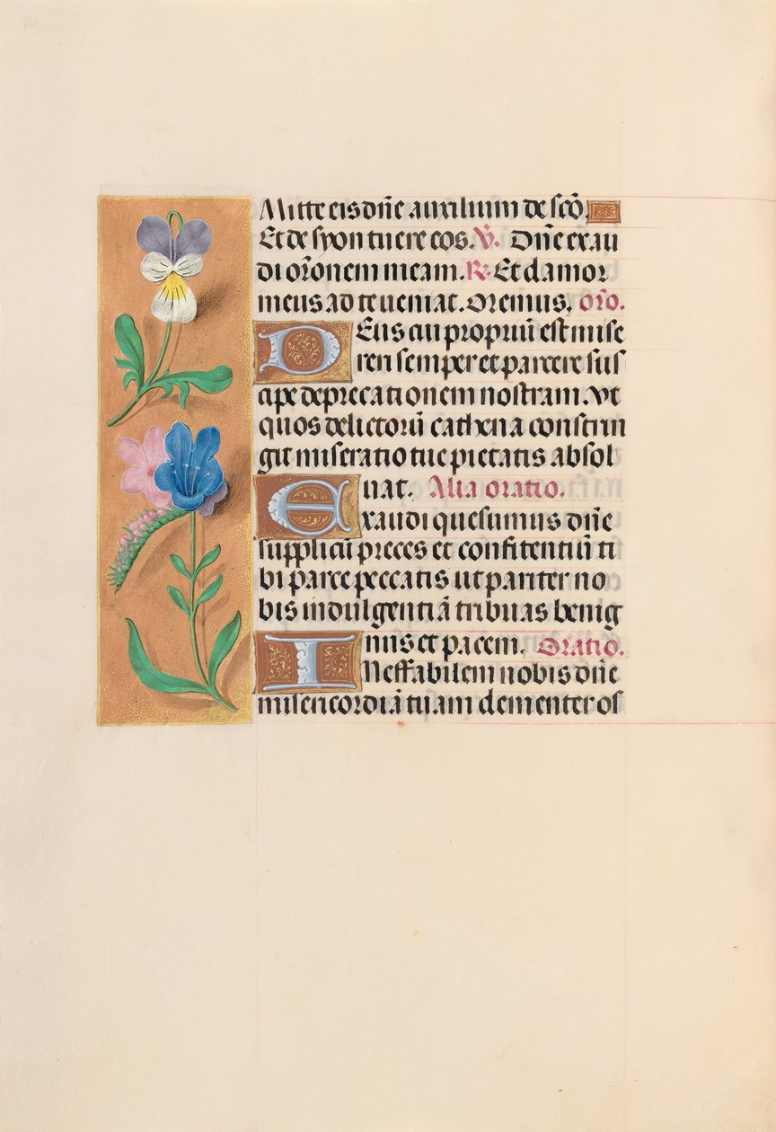 Horas de la reina Isabel la Católica, reina de España: Fol. 216v, c. 1500 de Master of the First Prayerbook of Maximillian