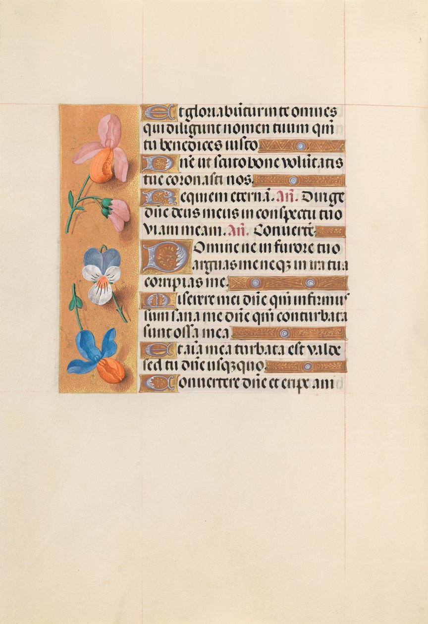 Horas de la Reina Isabel la Católica, Reina de España: Fol. 228v, c. 1500 de Master of the First Prayerbook of Maximillian