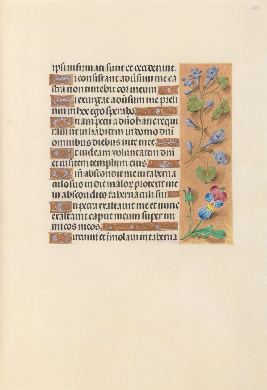 Horas de la Reina Isabel la Católica, Reina de España: Fol. 236r, c. 1500 de Master of the First Prayerbook of Maximillian
