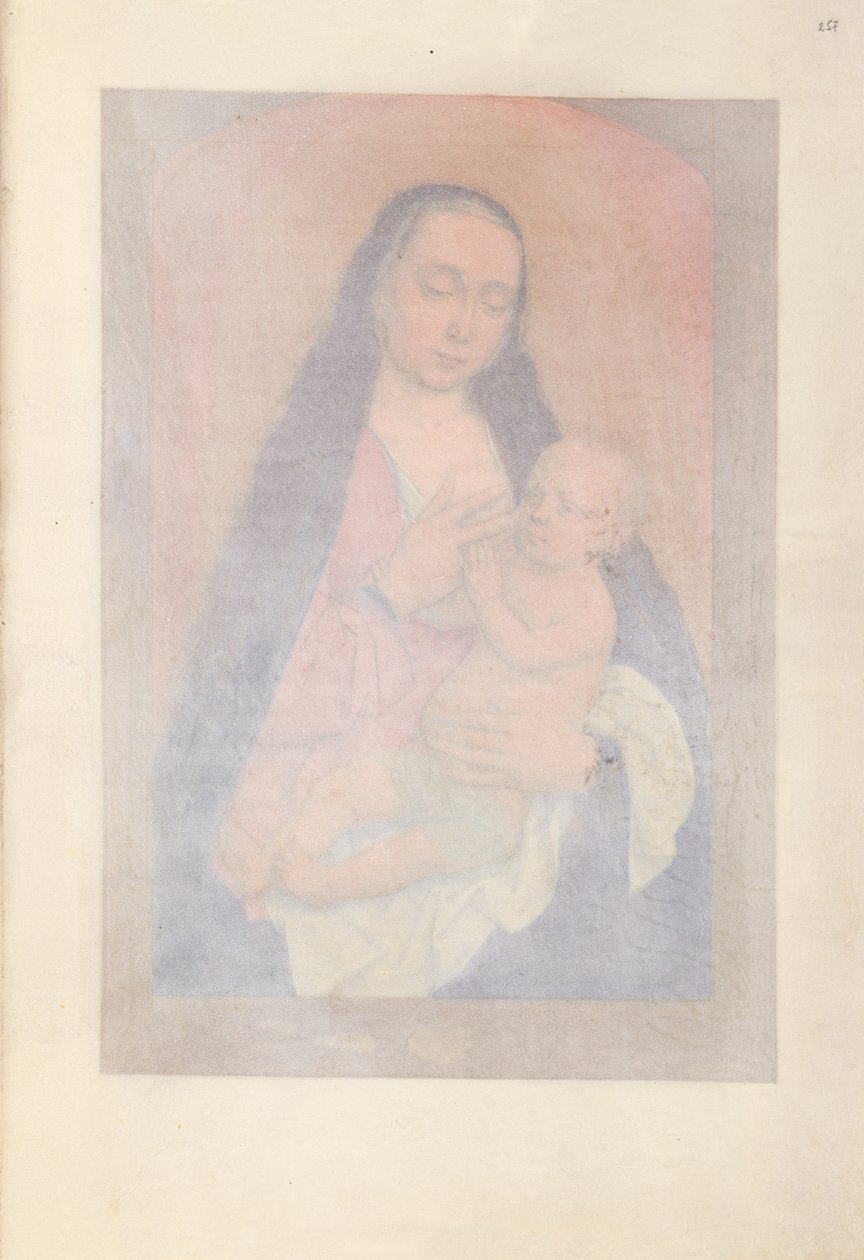 Horas de la Reina Isabel la Católica, Reina de España: Fol. 257r, c. 1500 de Master of the First Prayerbook of Maximillian