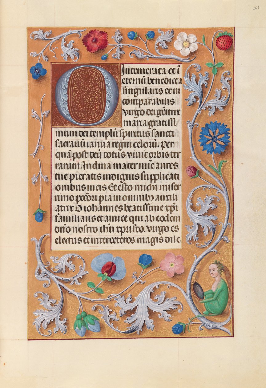 Horas de la Reina Isabel la Católica, Reina de España: Fol. 262r, c. 1500 de Master of the First Prayerbook of Maximillian
