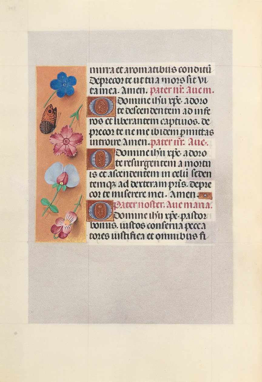 Horas de la Reina Isabel la Católica, Reina de España: Fol. 265v, c. 1500 de Master of the First Prayerbook of Maximillian