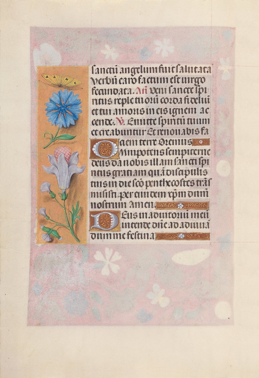 Horas de la Reina Isabel la Católica, Reina de España: Fol. 32v, c. 1500 de Master of the First Prayerbook of Maximillian