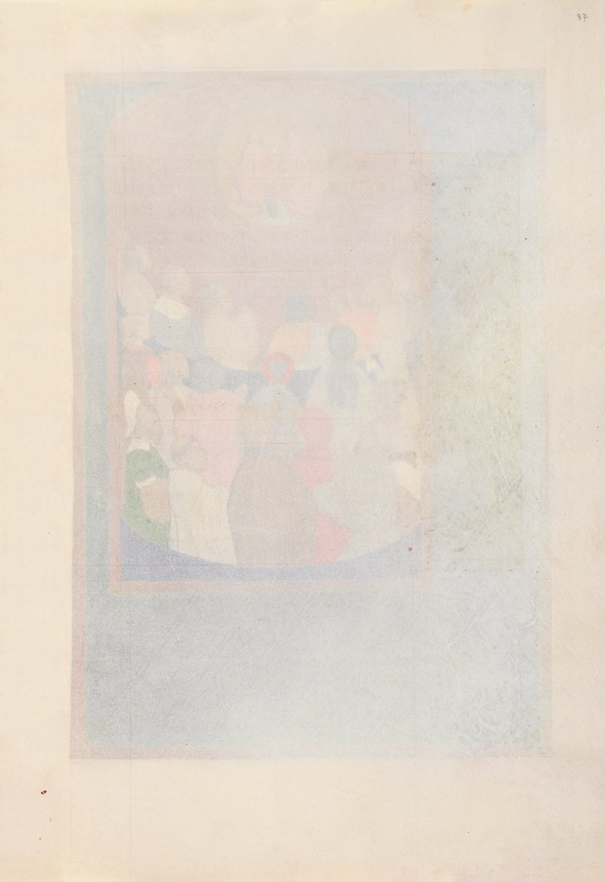 Horas de la Reina Isabel la Católica, Reina de España: Fol. 37r, c. 1500 de Master of the First Prayerbook of Maximillian
