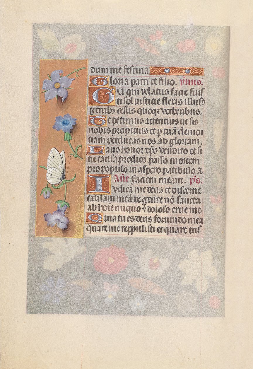 Horas de la Reina Isabel la Católica, Reina de España: Fol. 61v de Master of the First Prayerbook of Maximillian