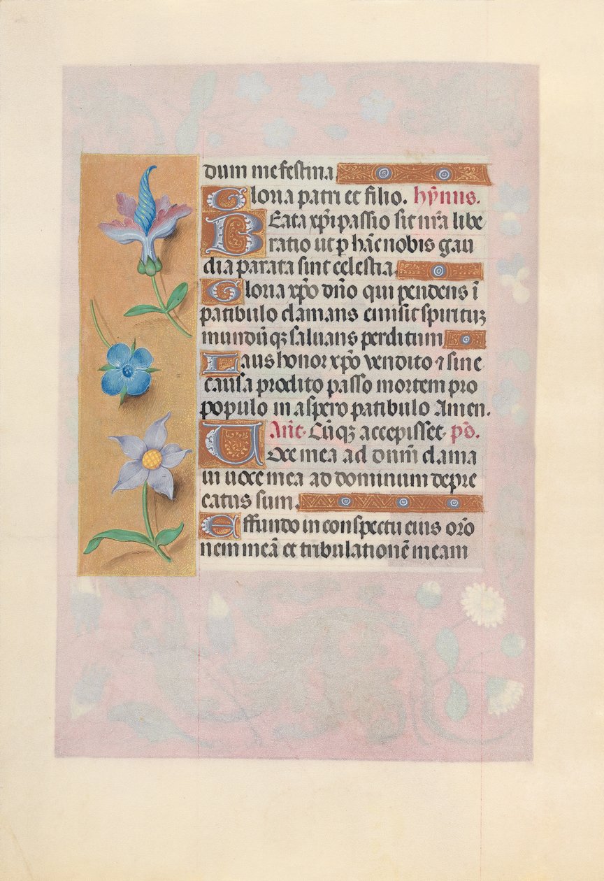 Horas de la Reina Isabel la Católica, Reina de España: Fol. 69v, c. 1500 de Master of the First Prayerbook of Maximillian