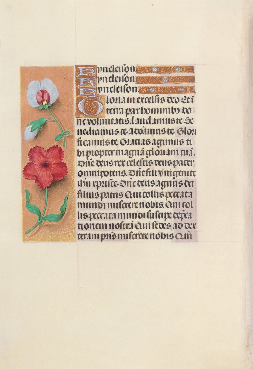 Horas de la Reina Isabel la Católica, Reina de España: Fol. 89v, c. 1500 de Master of the First Prayerbook of Maximillian