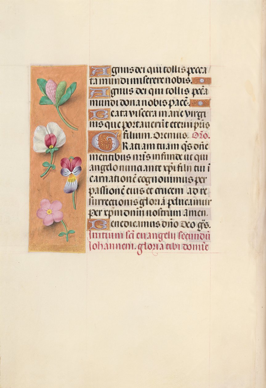 Horas de la Reina Isabel la Católica, Reina de España: Fol. 92v, c. 1500 de Master of the First Prayerbook of Maximillian