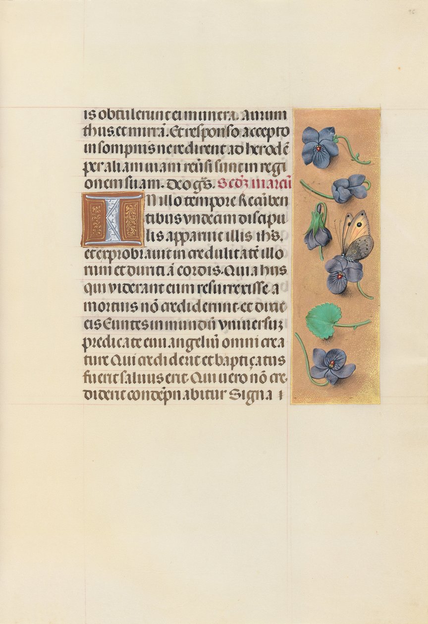 Horas de la Reina Isabel la Católica, Reina de España: Fol. 96r, c. 1500 de Master of the First Prayerbook of Maximillian