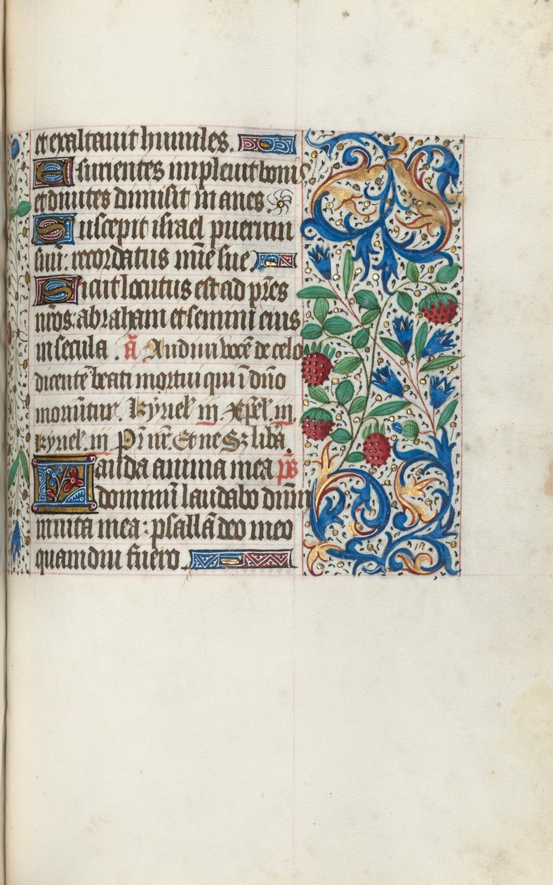 Libro de Horas Uso de Rouen: fol. 108r, c. 1470 de Master of the Geneva Latini