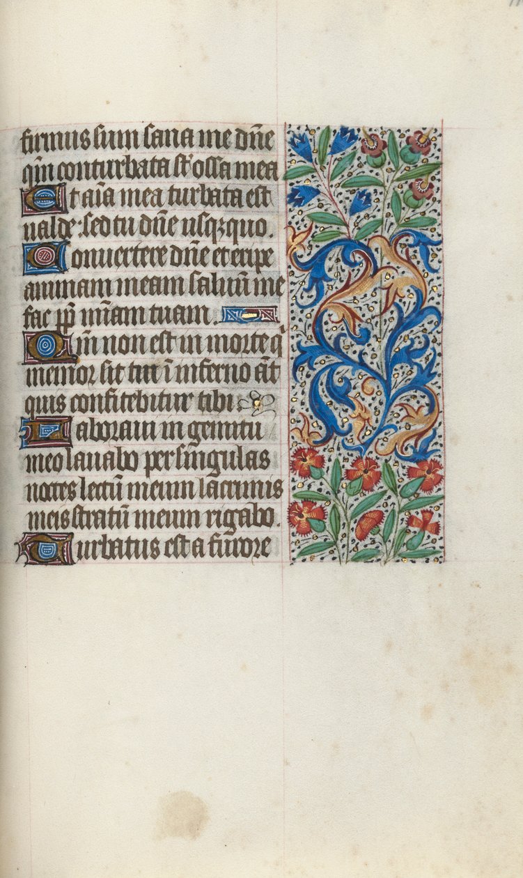 Libro de Horas Uso de Rouen: fol. 112r, c. 1470 de Master of the Geneva Latini