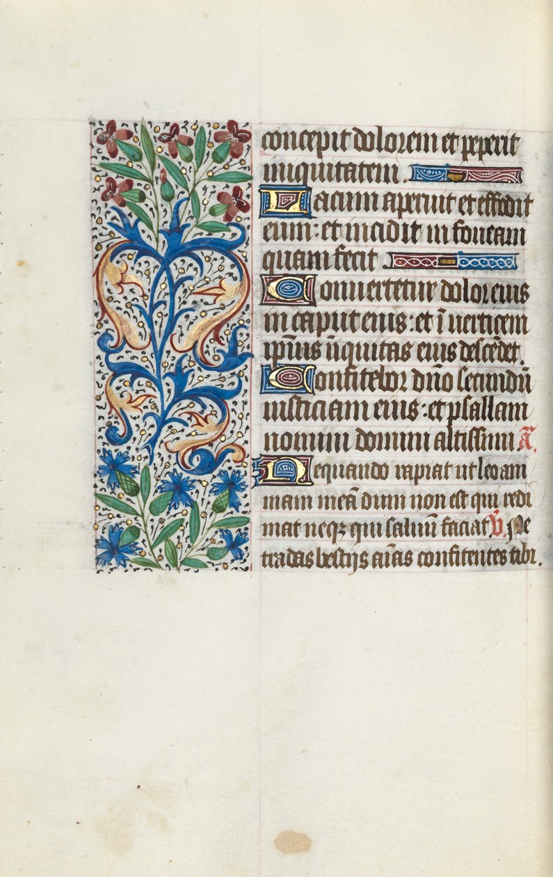 Libro de Horas Uso de Rouen: fol. 114v, c. 1470 de Master of the Geneva Latini
