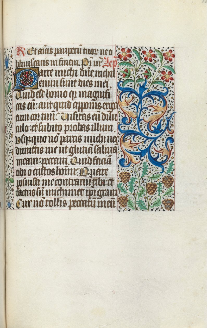 Libro de Horas Uso de Rouen: fol. 115r, c. 1470 de Master of the Geneva Latini