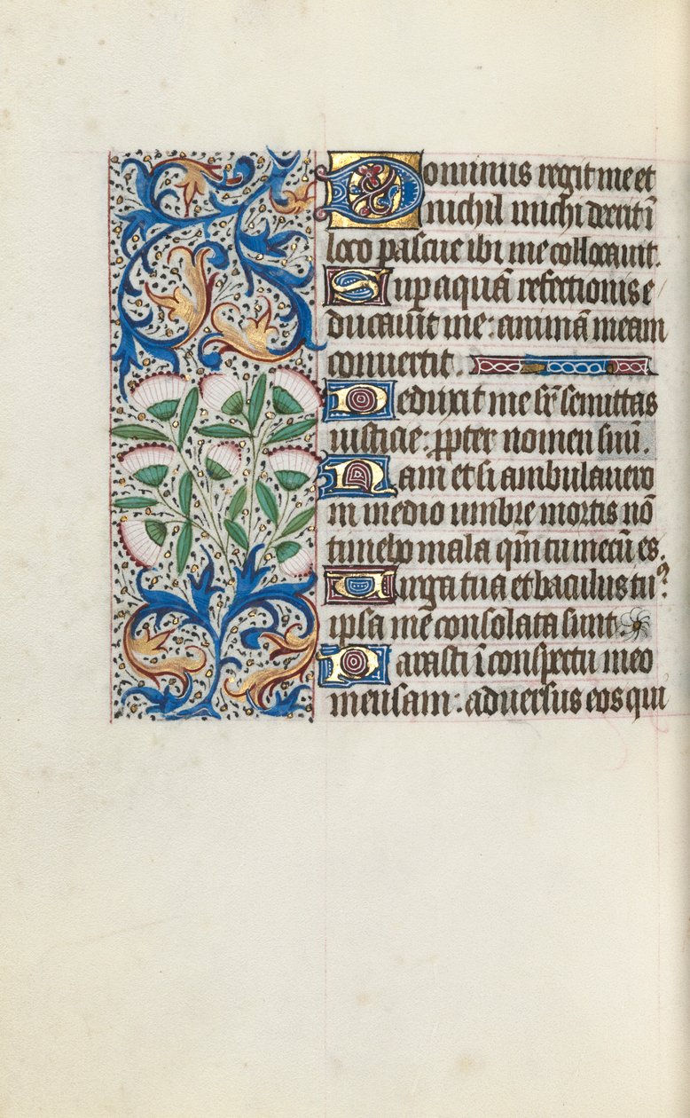 Libro de Horas Uso de Rouen: fol. 117v, c. 1470 de Master of the Geneva Latini