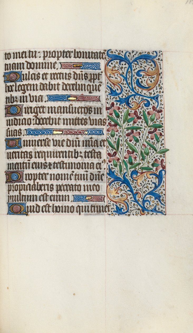 Libro de horas uso de Rouen: fol. 119r, c. 1470 de Master of the Geneva Latini