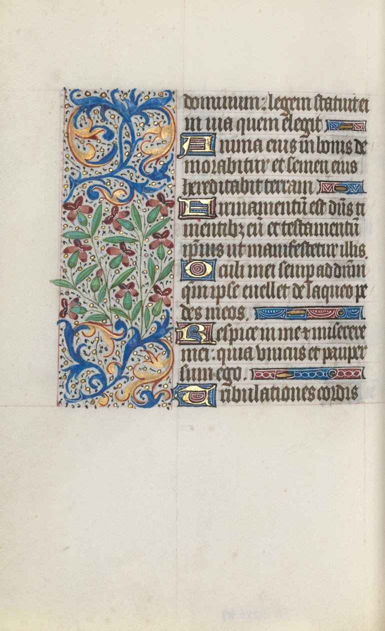 Libro de Horas Uso de Rouen: fol. 119v, c. 1470 de Master of the Geneva Latini