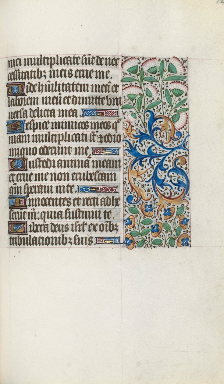Libro de Horas Uso de Rouen: fol. 120r, c. 1470 de Master of the Geneva Latini
