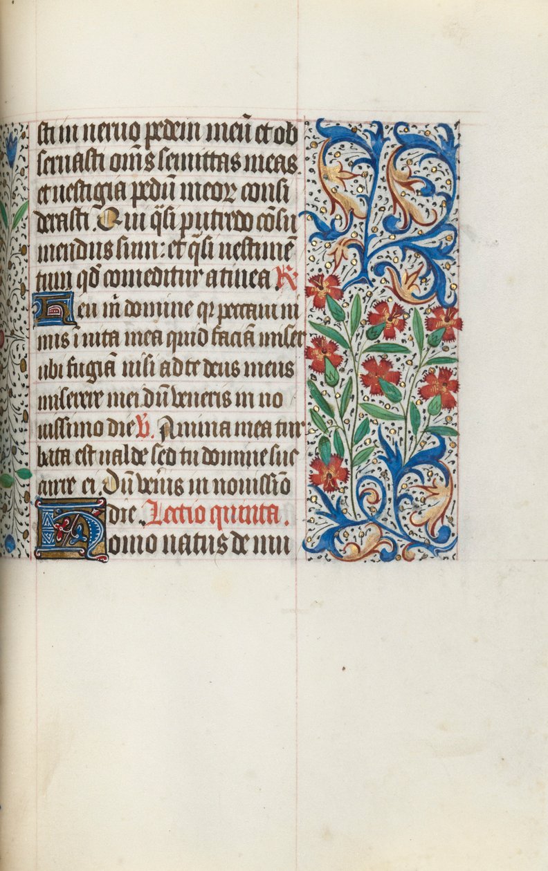 Libro de Horas Uso de Rouen: fol. 123r, c. 1470 de Master of the Geneva Latini