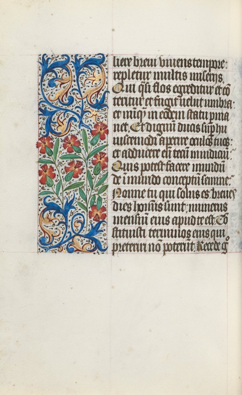 Libro de Horas Uso de Rouen: fol. 123v, c. 1470 de Master of the Geneva Latini
