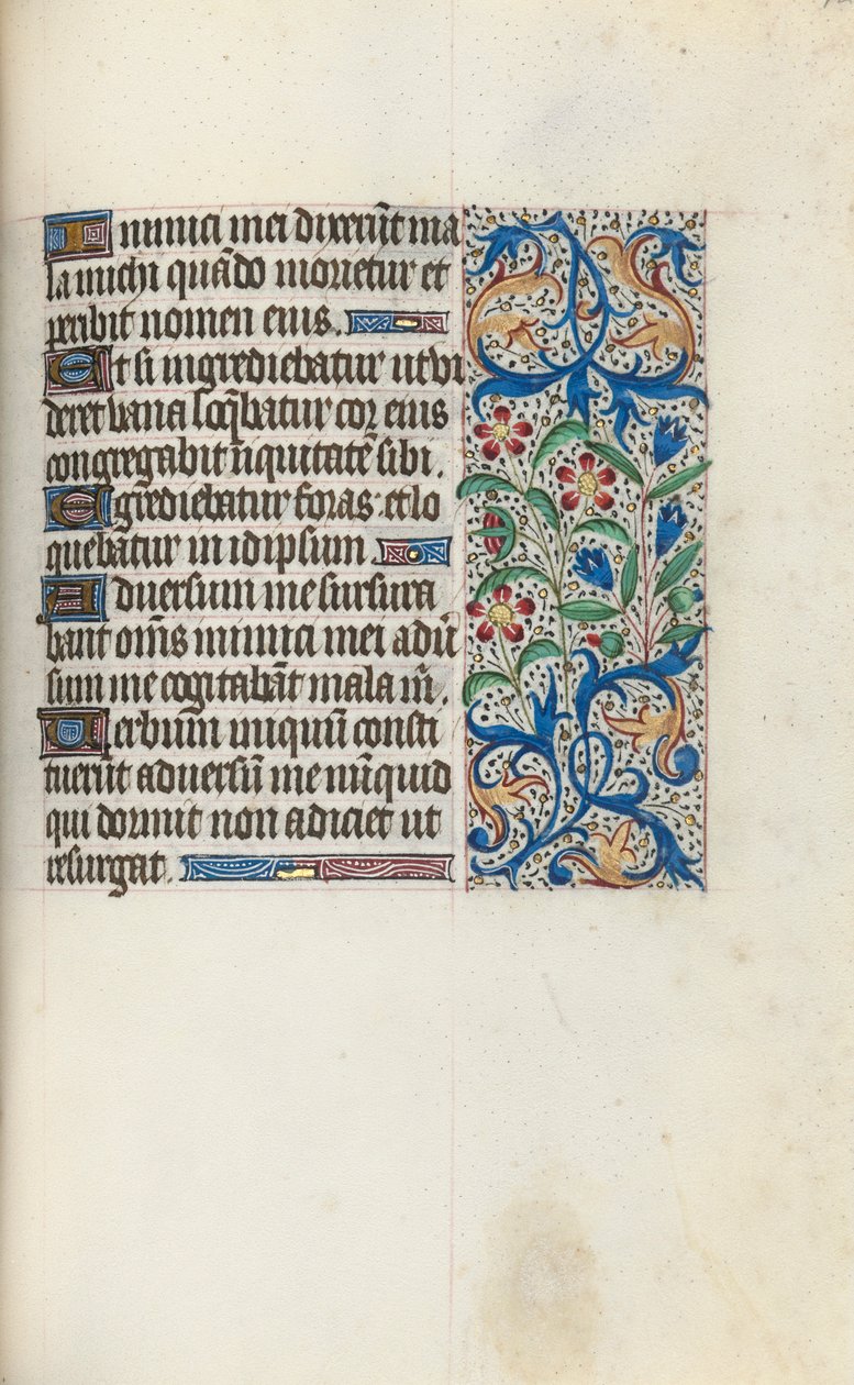 Libro de Horas Uso de Rouen: fol. 128r, c. 1470 de Master of the Geneva Latini