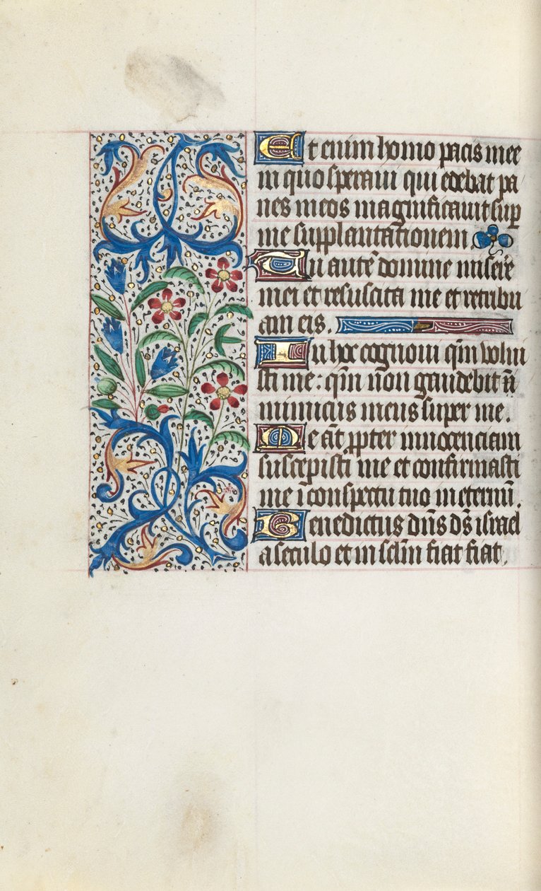 Libro de Horas Uso de Rouen: fol. 128v, c. 1470 de Master of the Geneva Latini