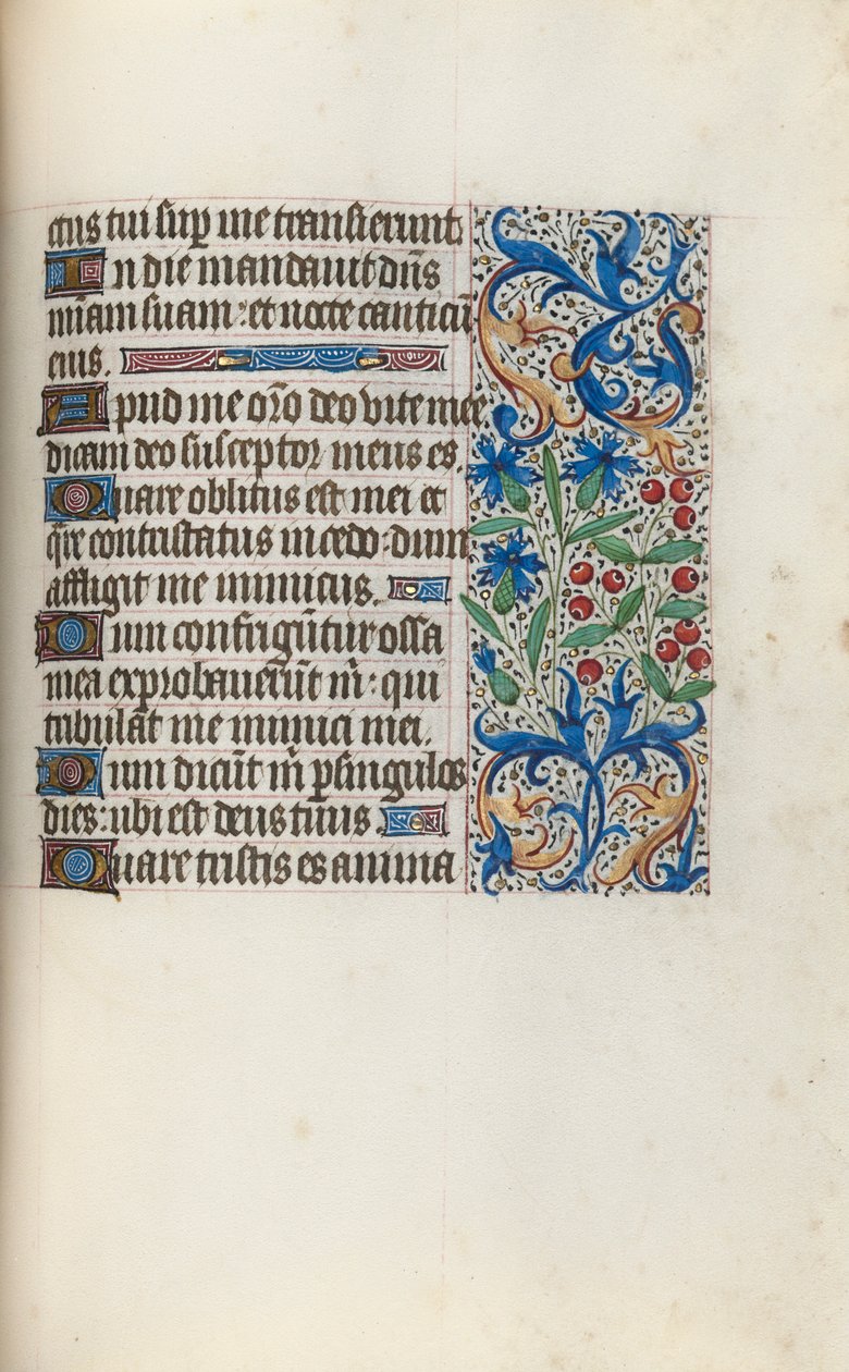 Libro de Horas Uso de Rouen: fol. 130r, c. 1470 de Master of the Geneva Latini