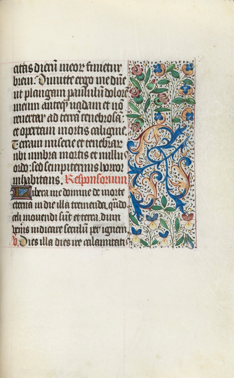 Libro de Horas Uso de Rouen: fol. 133r, c. 1470 de Master of the Geneva Latini