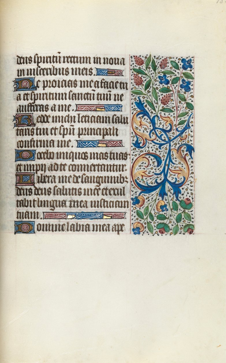 Libro de Horas Uso de Rouen: fol. 135r, c. 1470 de Master of the Geneva Latini
