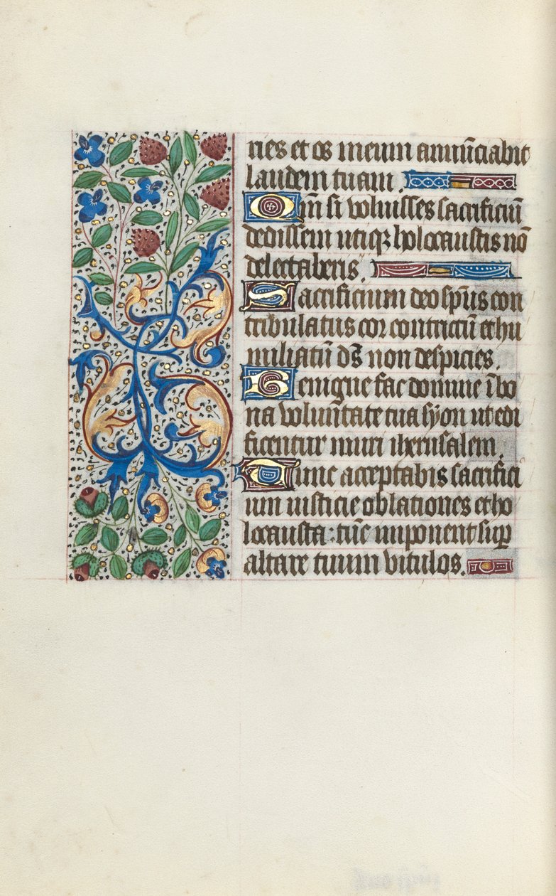 Libro de Horas Uso de Rouen: fol. 135v, c. 1470 de Master of the Geneva Latini