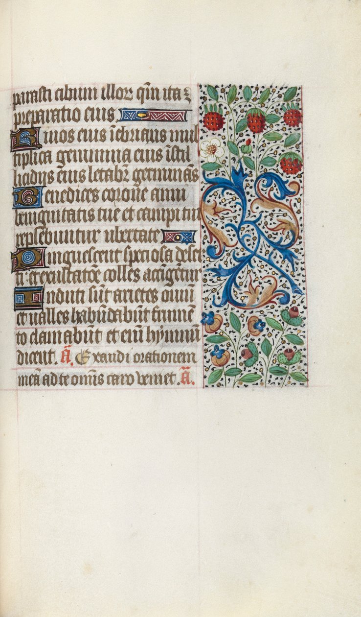 Libro de Horas Uso de Rouen: fol. 137r, c. 1470 de Master of the Geneva Latini