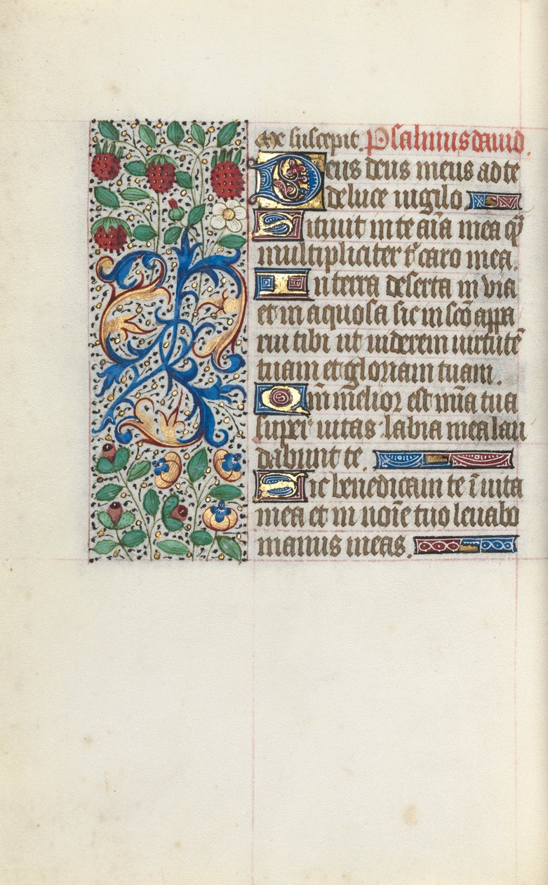 Libro de Horas Uso de Rouen: fol. 137v, c. 1470 de Master of the Geneva Latini