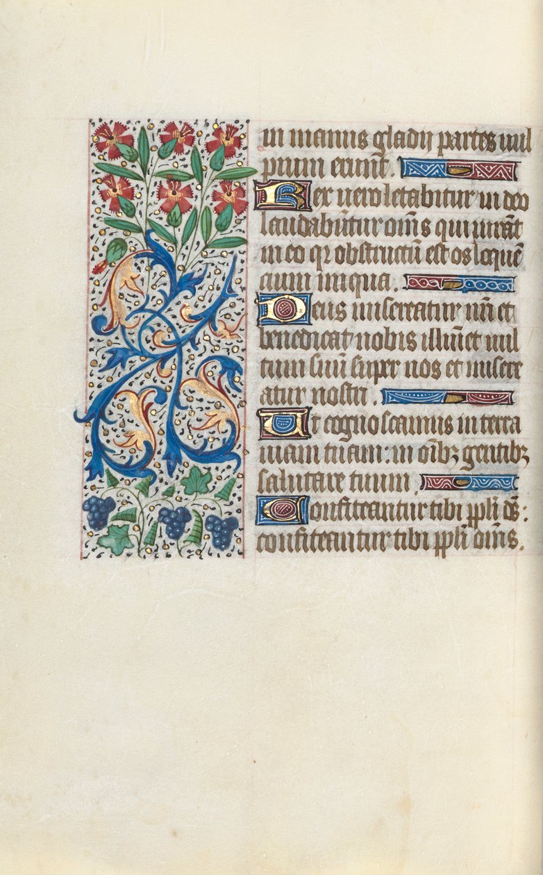 Libro de Horas Uso de Rouen: fol. 138v, c. 1470 de Master of the Geneva Latini