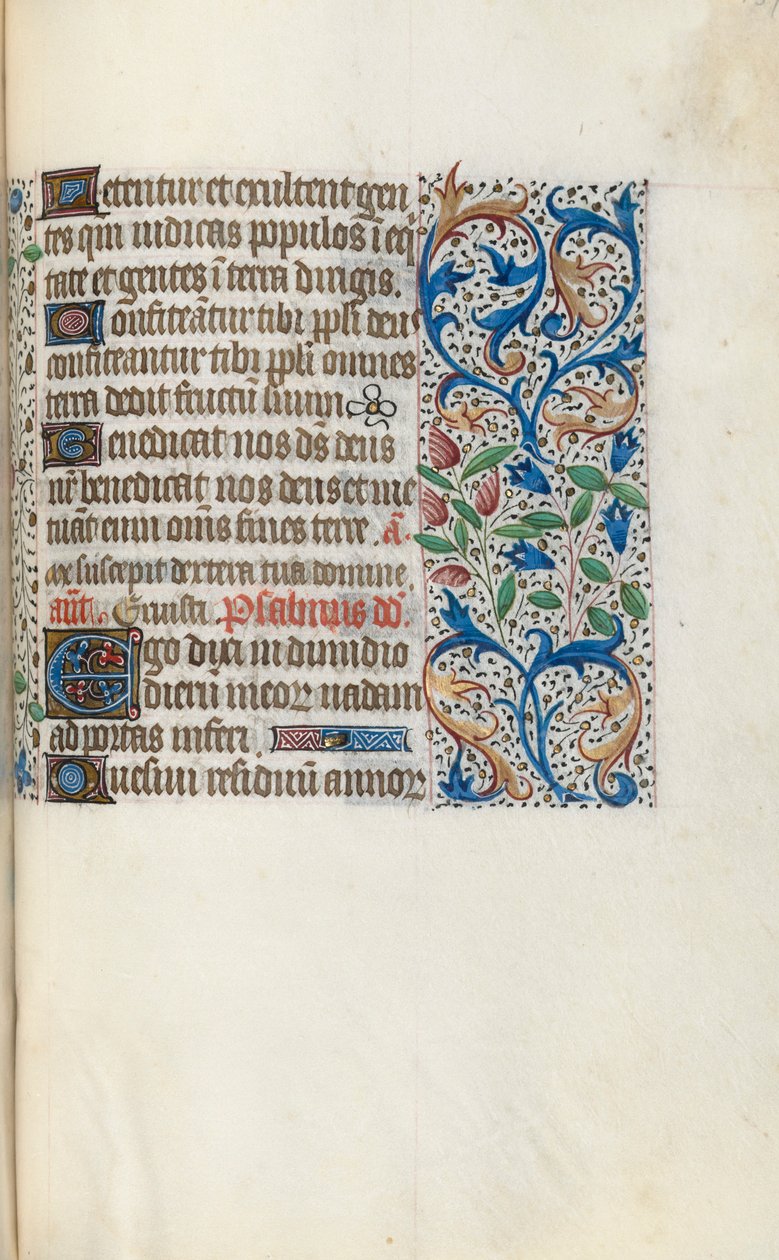 Libro de Horas Uso de Rouen: fol. 139r, c. 1470 de Master of the Geneva Latini