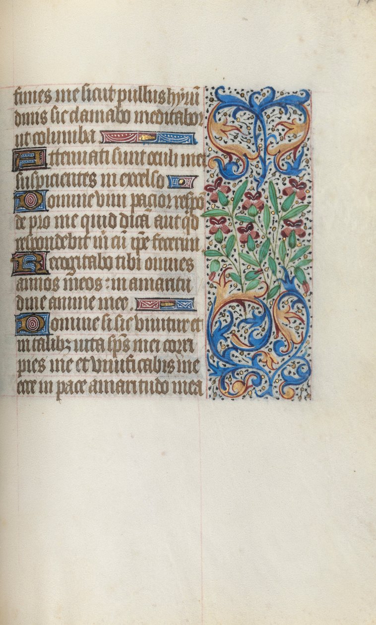 Libro de Horas Uso de Rouen: fol. 140r, c. 1470 de Master of the Geneva Latini