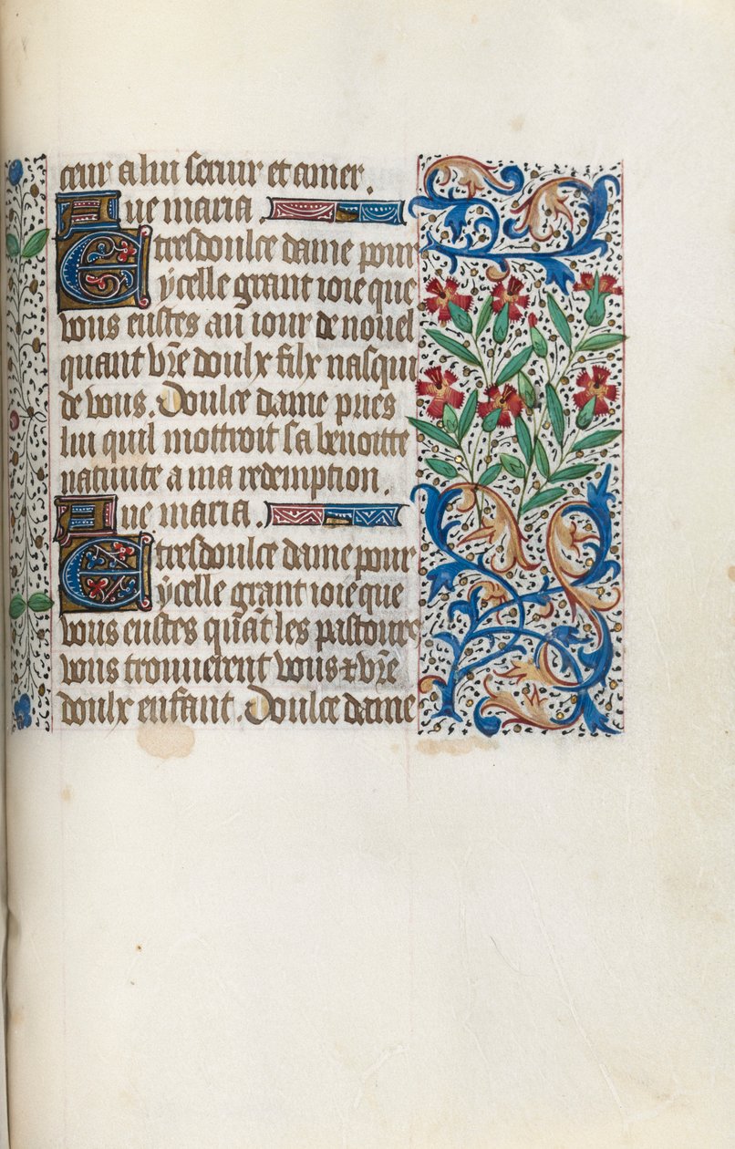 Libro de Horas Uso de Rouen: fol. 148r, c. 1470 de Master of the Geneva Latini