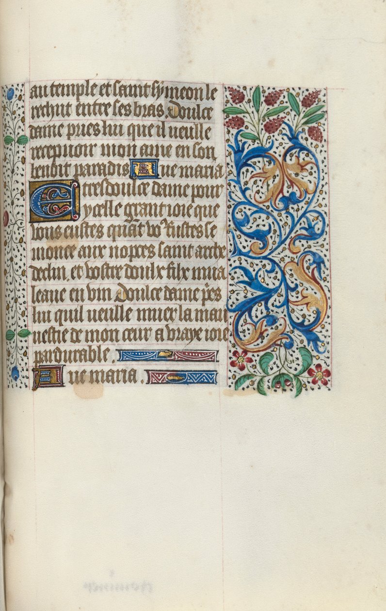 Libro de Horas Uso de Rouen: fol. 149r, c. 1470 de Master of the Geneva Latini