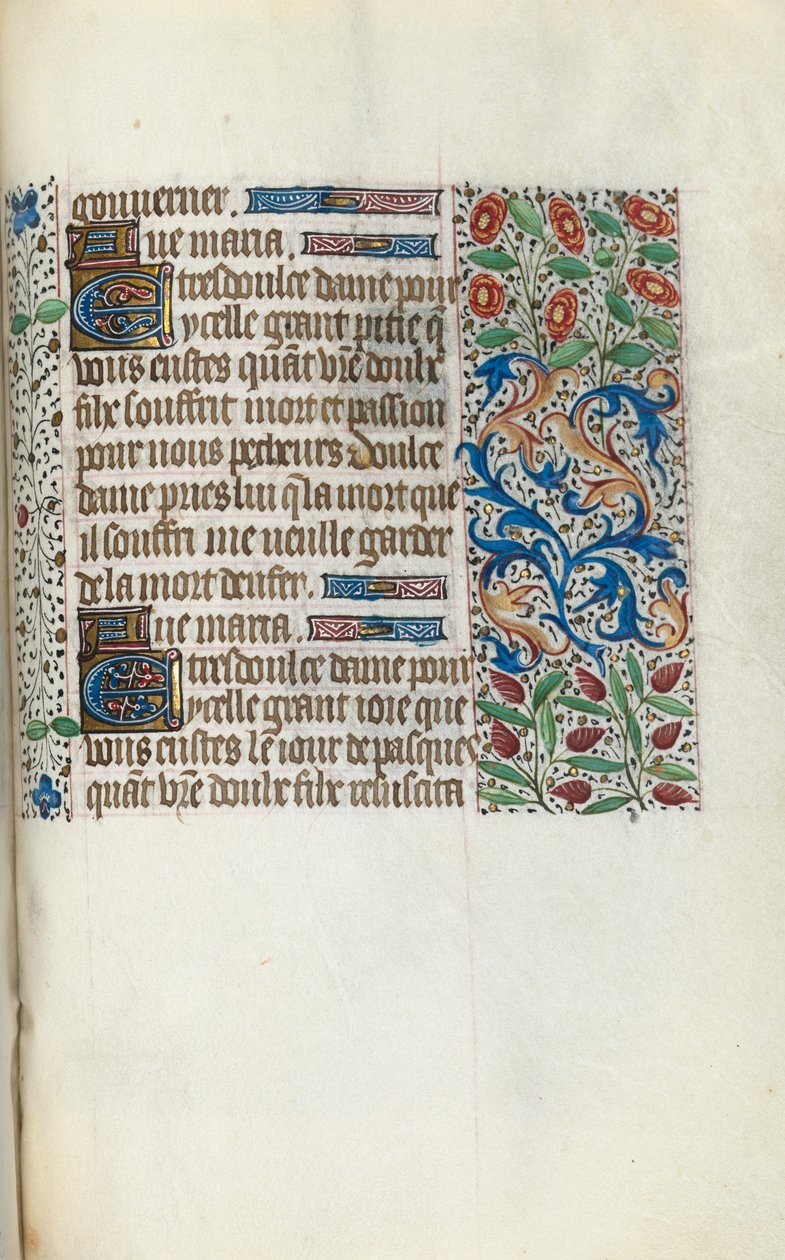 Libro de Horas Uso de Rouen: fol. 150r, c. 1470 de Master of the Geneva Latini