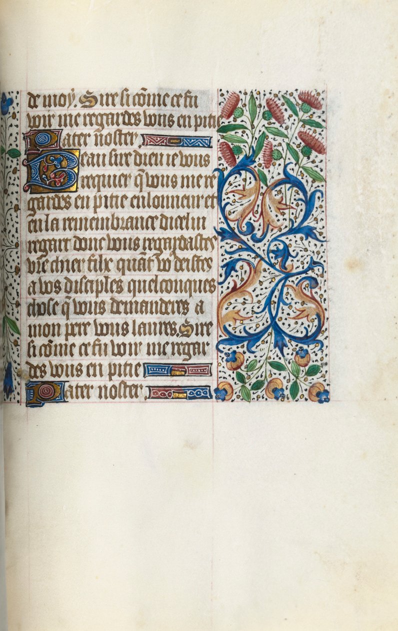 Libro de Horas Uso de Rouen: fol. 153r, c. 1470 de Master of the Geneva Latini