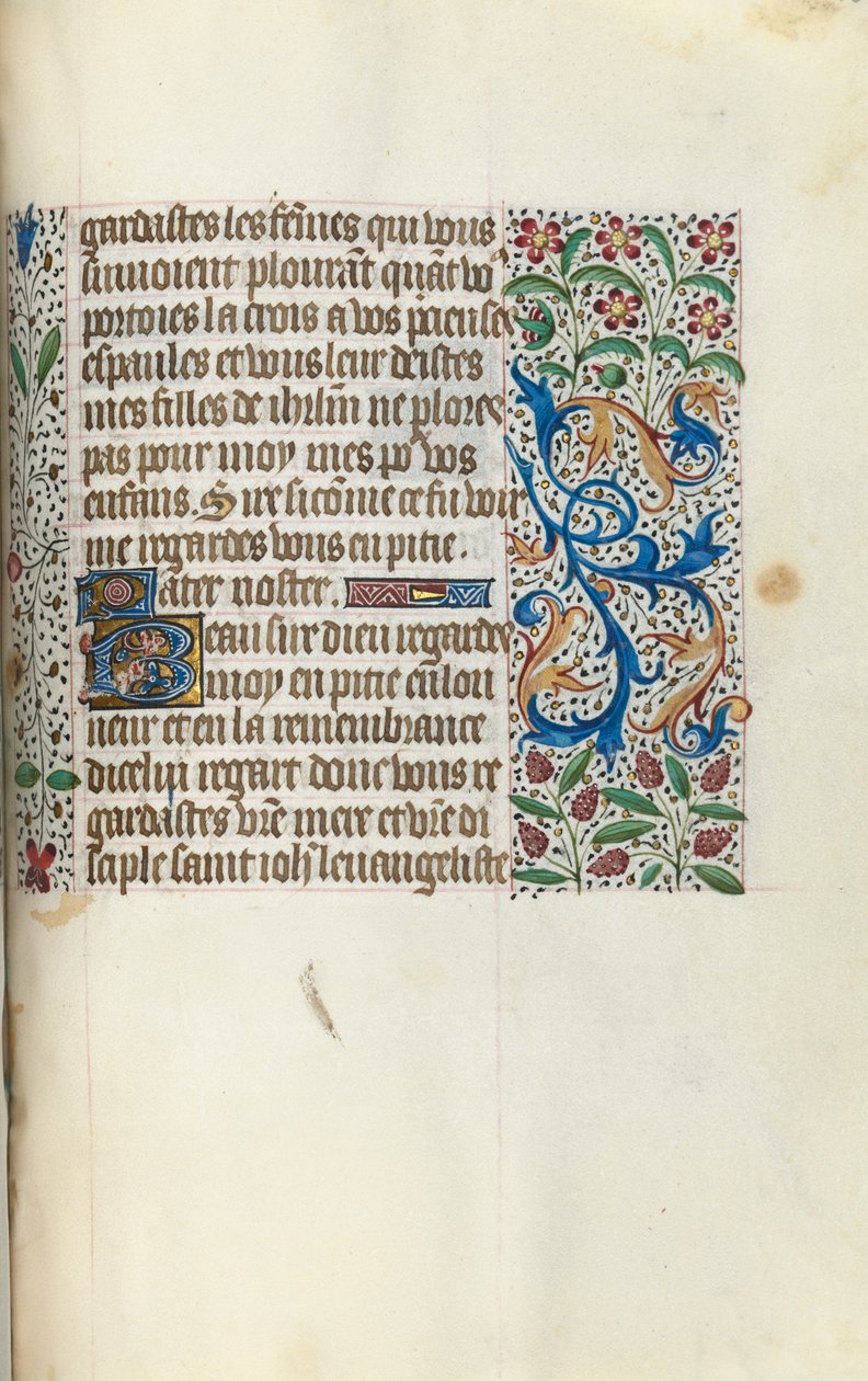 Libro de Horas Uso de Rouen: fol. 154a de Master of the Geneva Latini