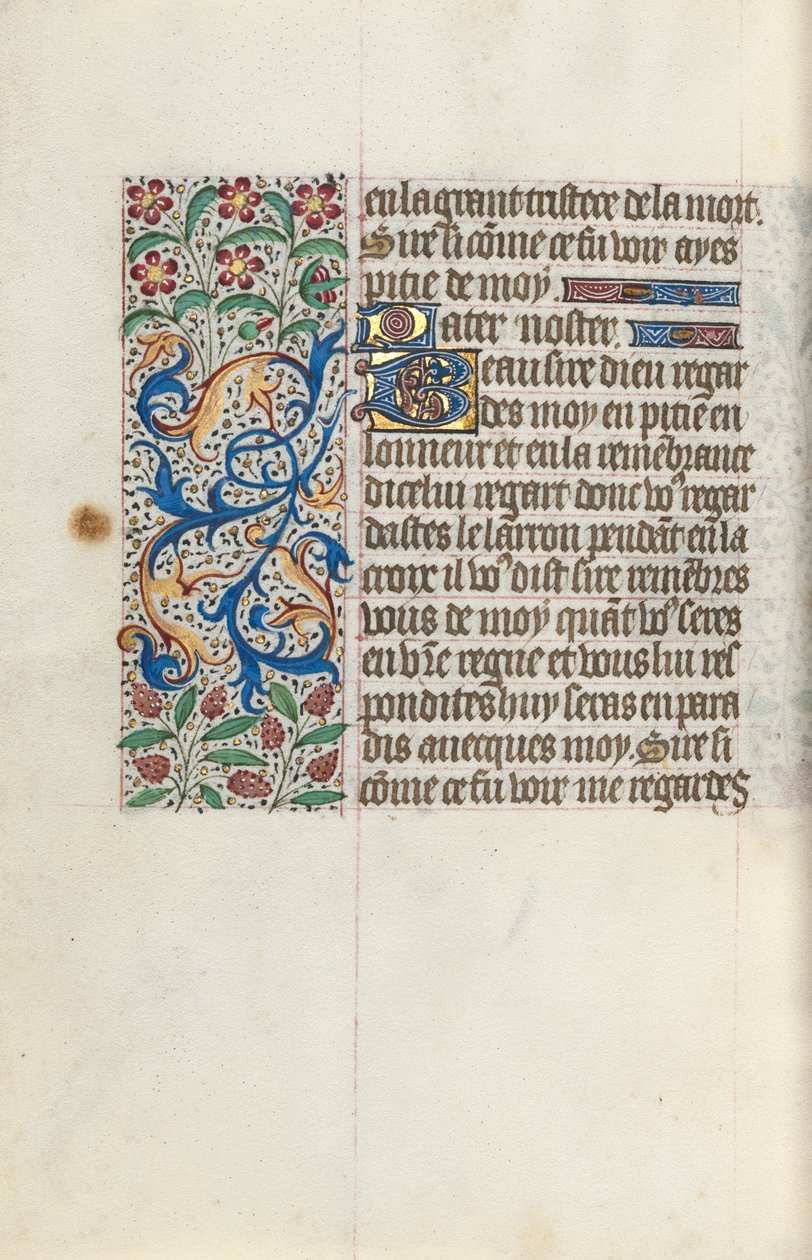 Libro de Horas Uso de Rouen: fol. 154v, c. 1470 de Master of the Geneva Latini