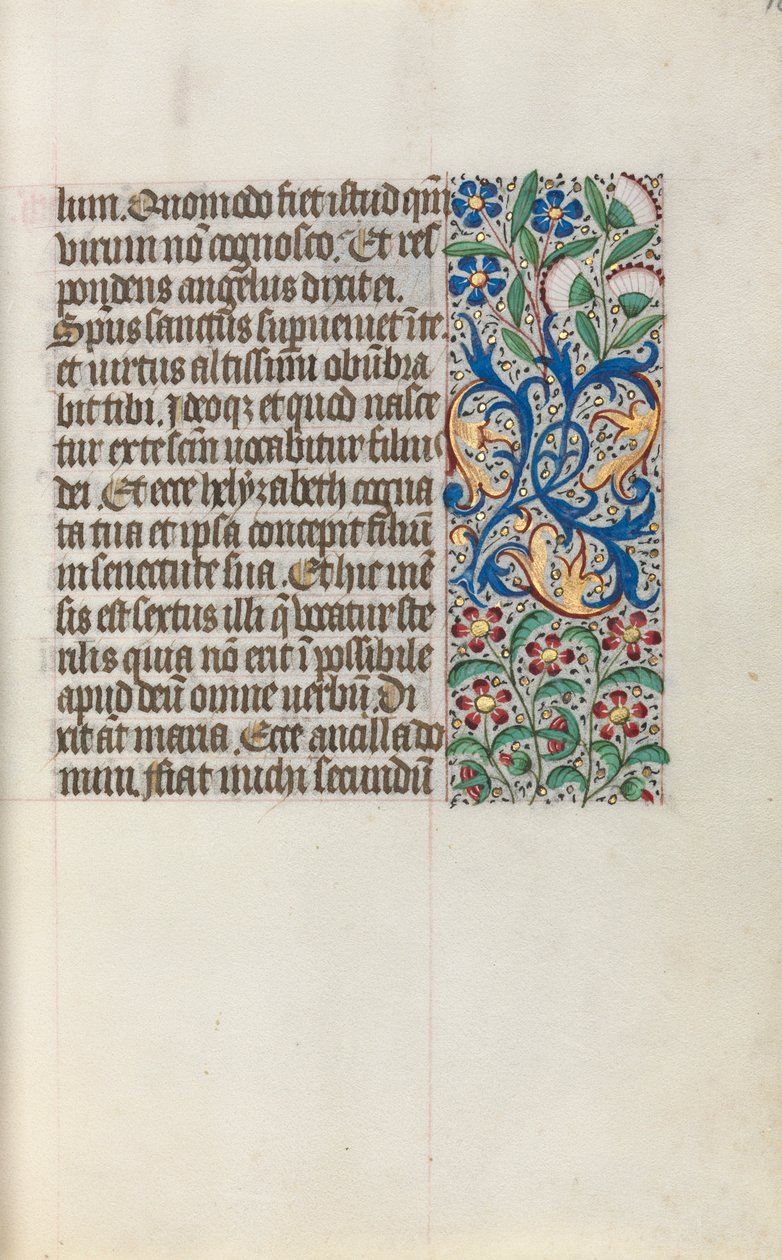 Libro de Horas Uso de Rouen: fol. 16r, c. 1470 de Master of the Geneva Latini