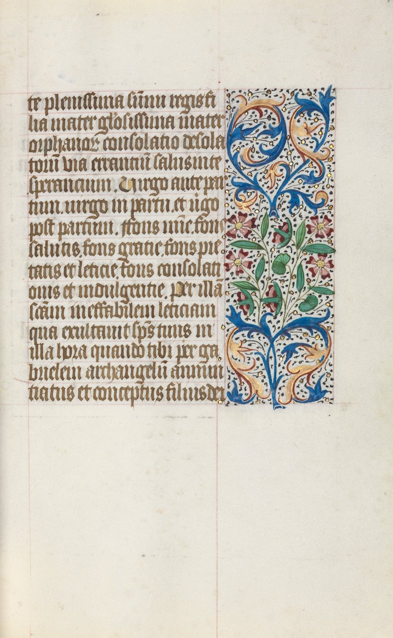 Libro de Horas Uso de Ruan: fol. 19r, c. 1470 de Master of the Geneva Latini